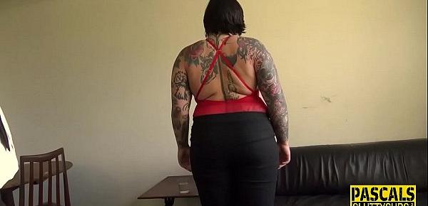  Throated and spideragged submissve bbw